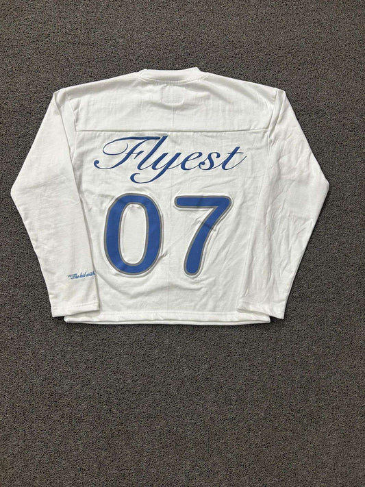 "flyest" longsleeve white