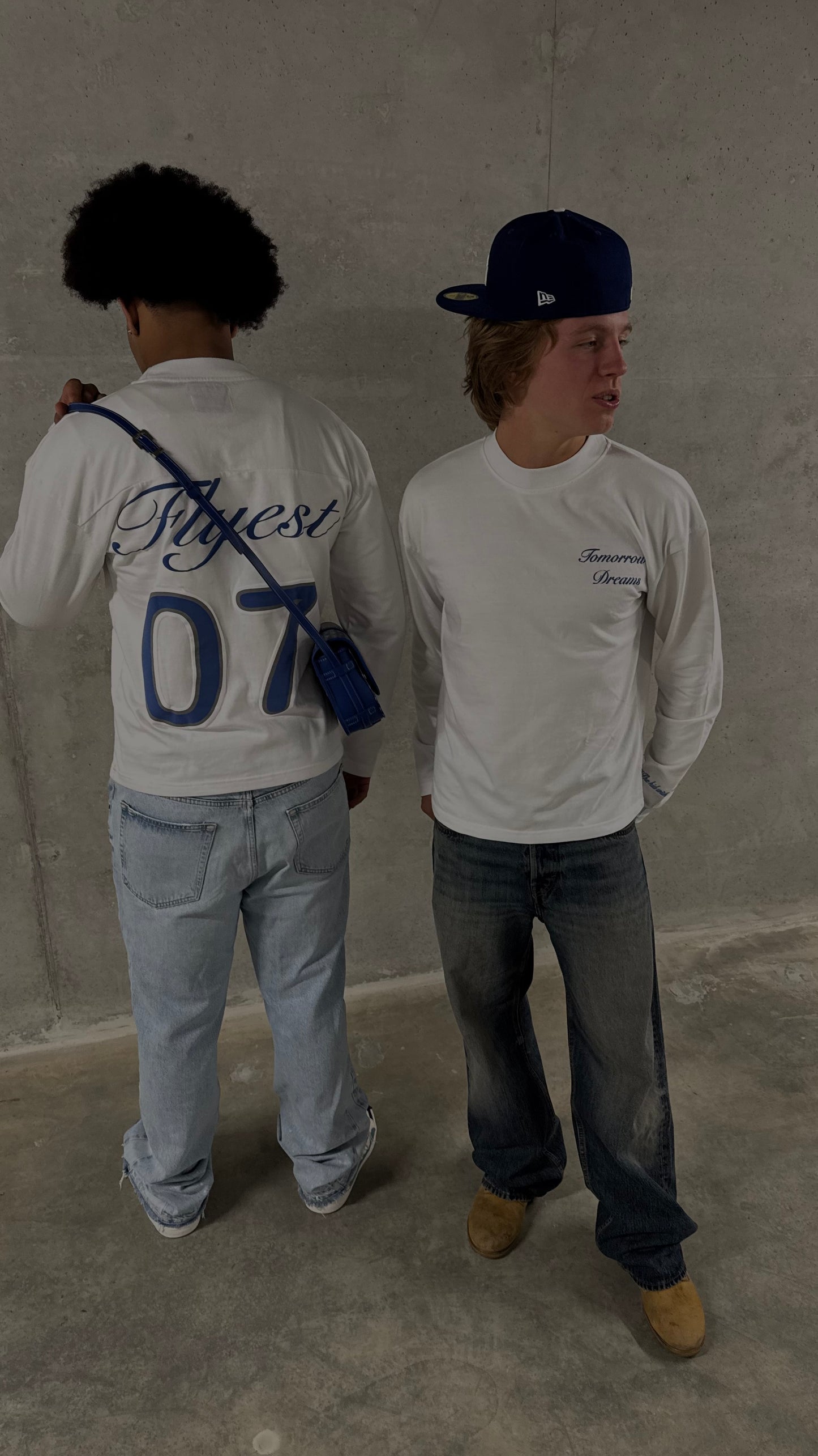 "flyest" longsleeve white