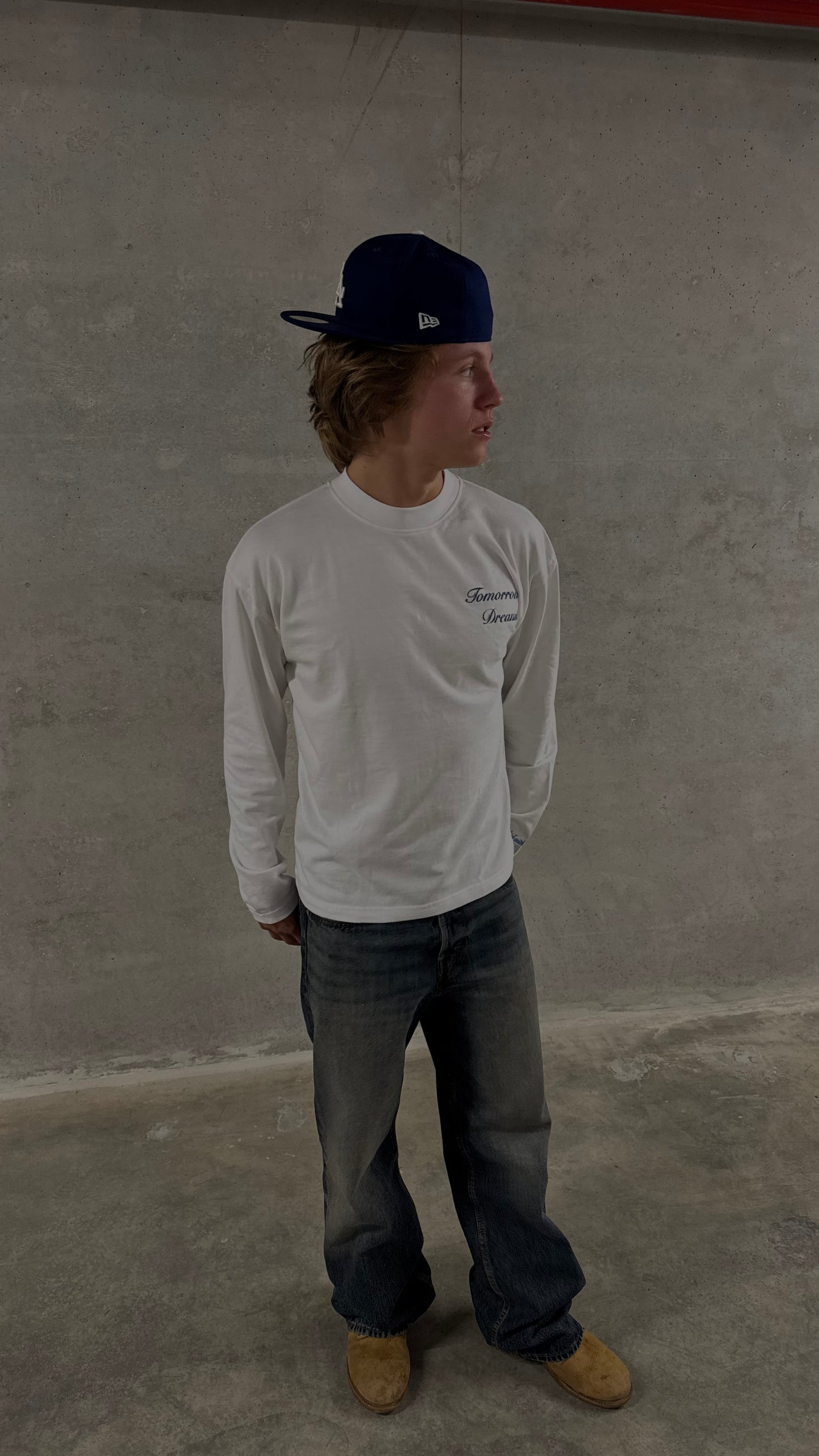 "flyest" longsleeve white